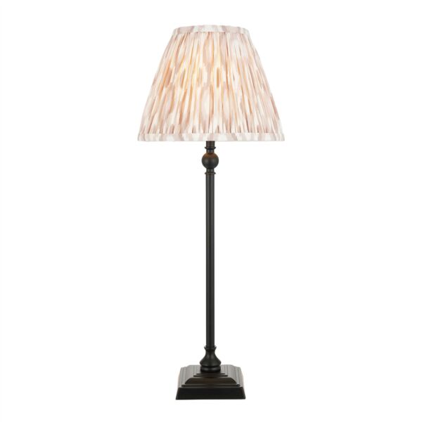 Endon Lighting - Lille - 118135 - Black Neutral Table Lamp With Shade