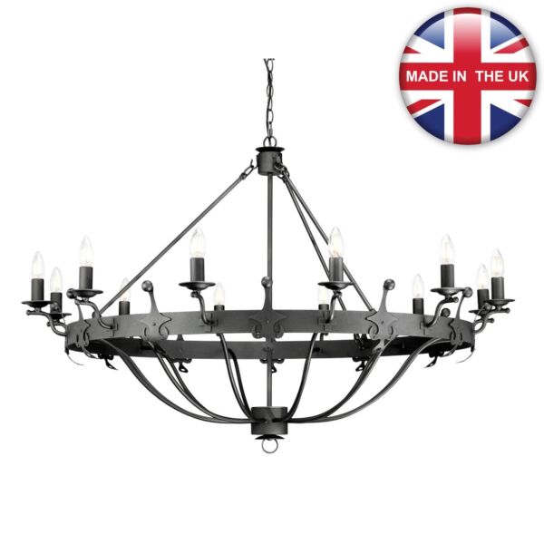 Elstead - Windsor Graphite WINDSOR12-GR Chandelier