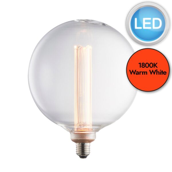 Endon Lighting - Globe - 80168 - LED E27 ES - Filament Light Bulb - 200mm dia