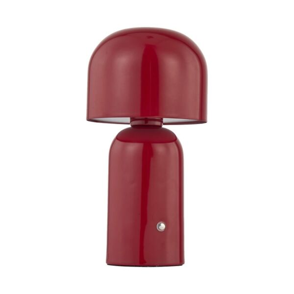 Christina - Red LED Rechargeable Touch Table Lamp