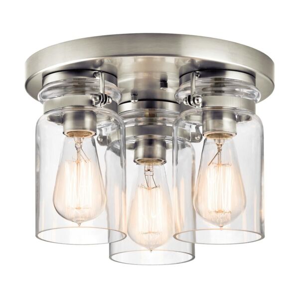 Elstead - Kichler - Brinley KL-BRINLEY-F-NI Flush Light