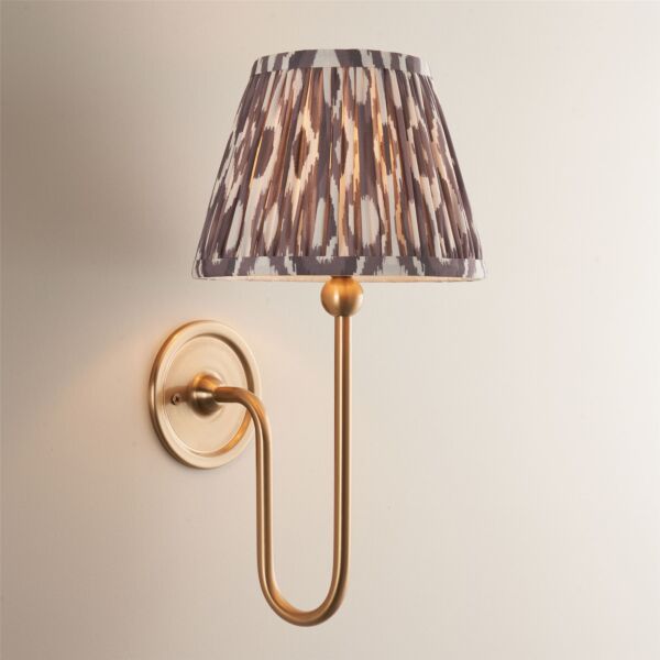 Endon Lighting - Santiago - 116829 - Aged Brass Grey Wall Light