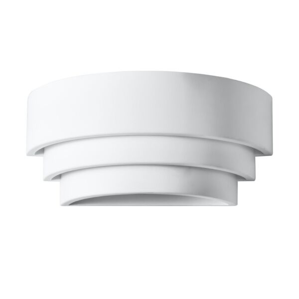 Marini - White E14 Plaster Wall Light