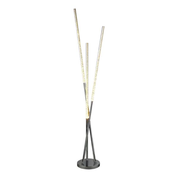 Portland - Chrome 135cm LED Bubble Floor Lamp