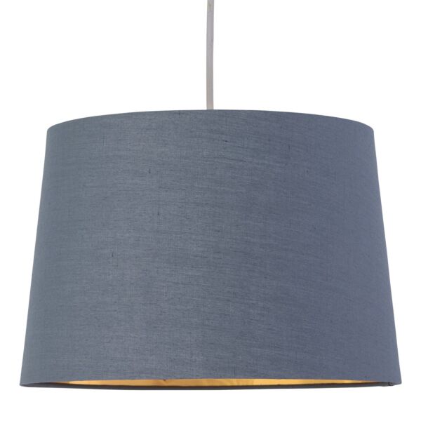 Zoey - Dark Grey with Gold Inner 28cm Easy Fit Pendant or Lamp Shade