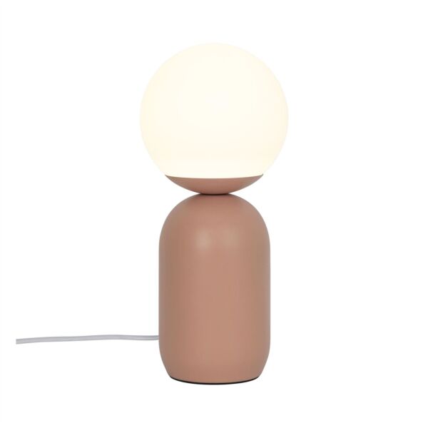Nordlux - Notti - 2011035059 - Terracotta White Glass Table Lamp