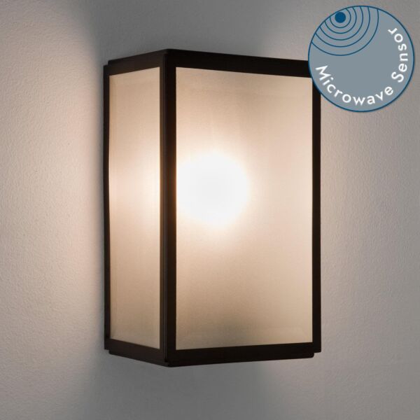 Astro Lighting - Homefield Sensor 1095039 - IP44 Textured Black Wall Light