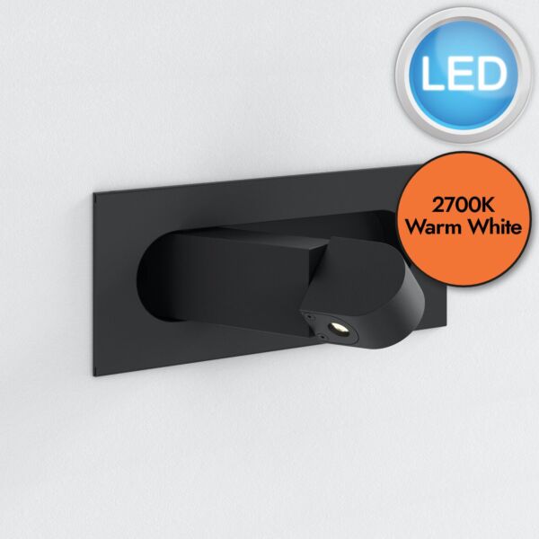 Astro Lighting - Digit - 1323043 - LED Black Reading Wall Light