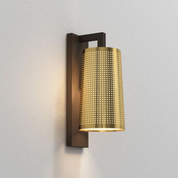 Astro Lighting - Lago - 1297007 & 5018046 - Bronze Natural Brass IP44 Bathroom Wall Light