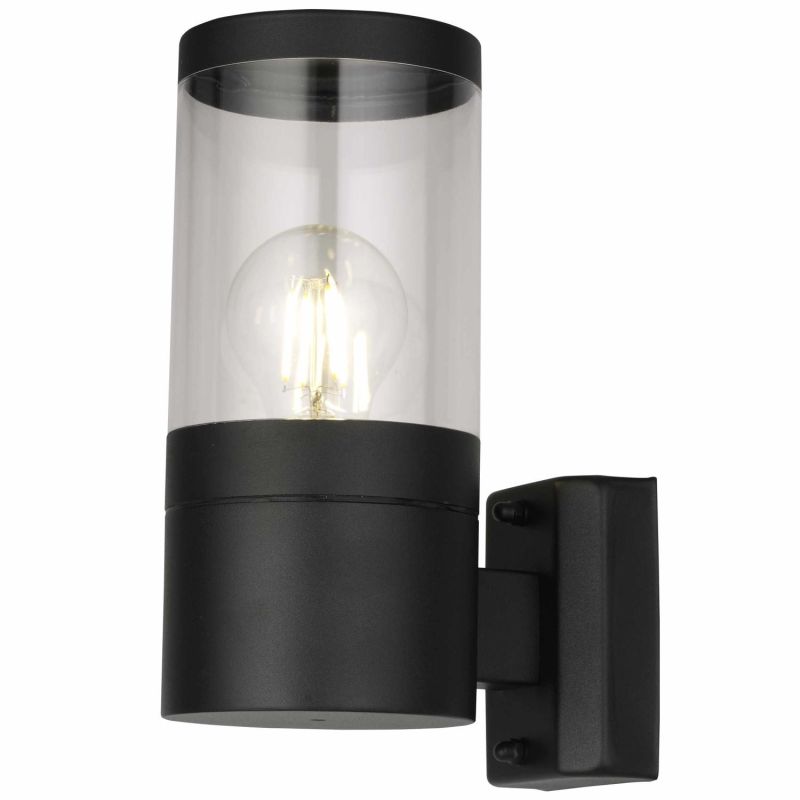 Storm Black IP44 Outdoor Wall Light