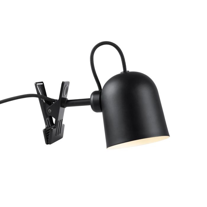 Black store clamp light