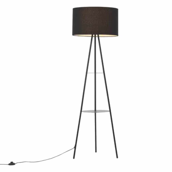 Shelved tripod floor deals lamp